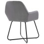 Sillas de comedor 6 unidades terciopelo gris de vidaXL, Sillas de comedor - Ref: Foro24-277010, Precio: 643,08 €, Descuento: %