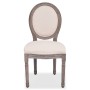 Sillas de comedor 6 unidades tela color crema de vidaXL, Sillas de comedor - Ref: Foro24-274620, Precio: 744,22 €, Descuento: %