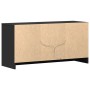Mueble de TV con LED madera de ingeniería negro 100x34x50 cm en Muebles TV | Comprar online en Foru.es