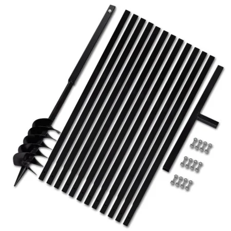 Earth Drill With Handle 120 mm With Extension Tube 13 M Steel by vidaXL, Helical augers - Ref: Foro24-270525, Price: 149,86 €...