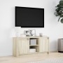 Mueble de TV LED madera de ingeniería roble Sonoma 100x34x50 cm en Muebles TV | Comprar online en Foru.es