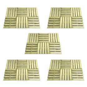 Baldosas de porche 30 unidades madera verde 50x50 cm de vidaXL, Suelos y moquetas - Ref: Foro24-276433, Precio: 401,74 €, Des...