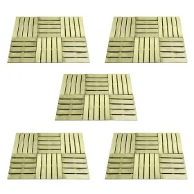 Verandafliesen 30 Einheiten grünes Holz 50x50 cm von vidaXL, Böden und Teppiche - Ref: Foro24-276433, Preis: 387,36 €, Rabatt: %