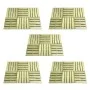 Baldosas de porche 30 unidades madera verde 50x50 cm de vidaXL, Suelos y moquetas - Ref: Foro24-276433, Precio: 387,36 €, Des...