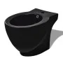 Black ceramic toilet and bidet by vidaXL, Baths and bidets - Ref: Foro24-270567, Price: 424,15 €, Discount: %