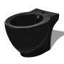 Inodoro y bidet negros de cerámica de vidaXL, Baños y bidés - Ref: Foro24-270567, Precio: 429,54 €, Descuento: %