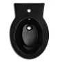 Black ceramic toilet and bidet by vidaXL, Baths and bidets - Ref: Foro24-270567, Price: 424,15 €, Discount: %