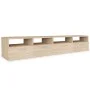 Mueble de TV 2 piezas madera de ingeniería roble 95x35x36 cm de vidaXL, Muebles TV - Ref: Foro24-275111, Precio: 137,26 €, De...