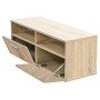 Mueble de TV 2 piezas madera de ingeniería roble 95x35x36 cm de vidaXL, Muebles TV - Ref: Foro24-275111, Precio: 139,56 €, De...