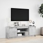 Mueble de TV LED madera ingeniería gris hormigón 139,5x34x50 cm en Muebles TV | Comprar online en Foru.es