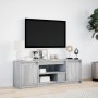 Mueble de TV LED madera ingeniería gris Sonoma 139,5x34x50 cm en Muebles TV | Comprar online en Foru.es