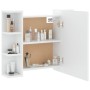 Mueble con espejo y luces LED blanco 70x16,5x60 cm de vidaXL, Tocadores de baño - Ref: Foro24-808873, Precio: 67,19 €, Descue...