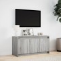 Mueble de TV con LED madera ingeniería gris Sonoma 100x34x50 cm en Muebles TV | Comprar online en Foru.es