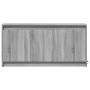 Mueble de TV con LED madera ingeniería gris Sonoma 100x34x50 cm en Muebles TV | Comprar online en Foru.es