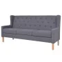 Conjunto de sofás 3 piezas tela gris de vidaXL, Sofás - Ref: Foro24-274935, Precio: 901,76 €, Descuento: %