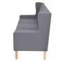 Set of 3-piece gray fabric sofas by vidaXL, Sofas - Ref: Foro24-274935, Price: 901,76 €, Discount: %