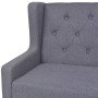 Conjunto de sofás 3 piezas tela gris de vidaXL, Sofás - Ref: Foro24-274935, Precio: 916,42 €, Descuento: %
