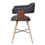 Sillas de comedor 4 unidades madera curvada y tela gris oscuro de vidaXL, Sillas de comedor - Ref: Foro24-271946, Precio: 424...