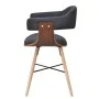 Sillas de comedor 4 unidades madera curvada y tela gris oscuro de vidaXL, Sillas de comedor - Ref: Foro24-271946, Precio: 430...