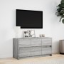 Mueble de TV con LED madera ingeniería gris Sonoma 100x34x50 cm en Muebles TV | Comprar online en Foru.es