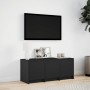 Mueble de TV con LED madera de ingeniería negro 97x34x40 cm en Muebles TV | Comprar online en Foru.es
