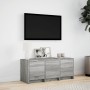 Mueble de TV con LED madera ingeniería gris Sonoma 97x34x40 cm en Muebles TV | Comprar online en Foru.es