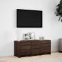 Mueble de TV LED madera ingeniería marrón roble 97x34x40 cm en Muebles TV | Comprar online en Foru.es