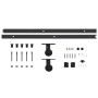 Kit de herrajes para puertas correderas SKIEN acero negro 183cm en Materiales de construcción | Comprar online en Foru.es