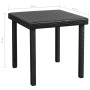 Tumbonas con mesita 2 unidades ratán sintético negro de vidaXL, Tumbonas - Ref: Foro24-274869, Precio: 270,45 €, Descuento: %
