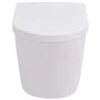 Inodoro de pared con cisterna oculta cerámica blanco de vidaXL, Baños - Ref: Foro24-274669, Precio: 293,01 €, Descuento: %