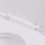 Inodoro de pared con cisterna oculta cerámica blanco de vidaXL, Baños - Ref: Foro24-274669, Precio: 293,23 €, Descuento: %