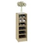 Mueble zapatero madera contrachapada roble Sonoma 31,5x35x90 cm de vidaXL, Zapateros y organizadores de calzado - Ref: Foro24...