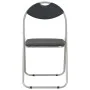 Folding dining chairs 4 units black synthetic leather by vidaXL, dining chairs - Ref: Foro24-278593, Price: 125,33 €, Discoun...