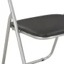 Folding dining chairs 4 units black synthetic leather by vidaXL, dining chairs - Ref: Foro24-278593, Price: 125,33 €, Discoun...