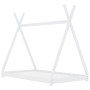 Estructura de cama infantil madera maciza pino blanca 90x200 cm de vidaXL, Cunas y camas para niños - Ref: Foro24-283360, Pre...