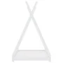 Estructura de cama infantil madera maciza pino blanca 90x200 cm de vidaXL, Cunas y camas para niños - Ref: Foro24-283360, Pre...