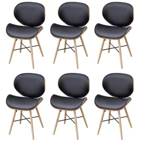 Dining chairs 6 units curved wood and synthetic leather by vidaXL, dining chairs - Ref: Foro24-271949, Price: 558,52 €, Disco...