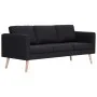 Conjunto de sofás 2 piezas tela negro de vidaXL, Sofás - Ref: Foro24-276855, Precio: 629,65 €, Descuento: %