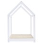 Estructura de cama infantil madera maciza pino blanco 80x160 cm de vidaXL, Cunas y camas para niños - Ref: Foro24-283350, Pre...
