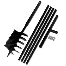 Earth Drill With Handle 200 mm With Extension Tube 5 M Steel by vidaXL, Helical augers - Ref: Foro24-270535, Price: 91,52 €, ...