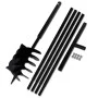 Earth Drill With Handle 200 mm With Extension Tube 5 M Steel by vidaXL, Helical augers - Ref: Foro24-270535, Price: 91,52 €, ...