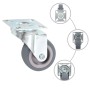 Ruedas giratorias 72 unidades 50 mm de vidaXL, Manipulación de materiales - Ref: Foro24-277907, Precio: 148,91 €, Descuento: %