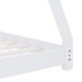 Estructura de cama infantil madera maciza pino blanca 70x140 cm de vidaXL, Cunas y camas para niños - Ref: Foro24-283358, Pre...