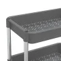 Carrito de cocina 5 niveles hierro y ABS gris 42x29x128 cm de vidaXL, Carros de cocina y comedor - Ref: Foro24-336333, Precio...