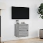 Mueble de TV de pared con luces LED gris Sonoma 41x31x45 cm en Muebles TV | Comprar online en Foru.es