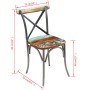 Sillas de comedor 4 unidades madera maciza reciclada de vidaXL, Sillas de comedor - Ref: Foro24-274395, Precio: 489,47 €, Des...