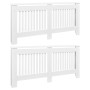 Cubiertas para radiador 2 unidades MDF blanco 172 cm de vidaXL, Accesorios para radiadores de calefacción - Ref: Foro24-27600...