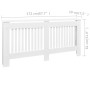 Cubiertas para radiador 2 unidades MDF blanco 172 cm de vidaXL, Accesorios para radiadores de calefacción - Ref: Foro24-27600...