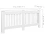 Cubiertas para radiador 2 unidades MDF blanco 172 cm de vidaXL, Accesorios para radiadores de calefacción - Ref: Foro24-27600...
