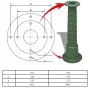 Bomba de agua de jardín con soporte hierro fundido de vidaXL, Sistemas de bombeo - Ref: Foro24-270167, Precio: 176,48 €, Desc...